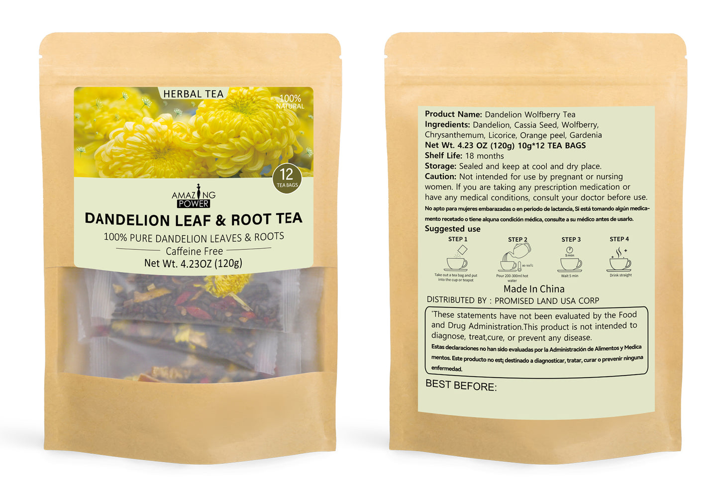 120g Wolfberry Chrysanthemum Tea